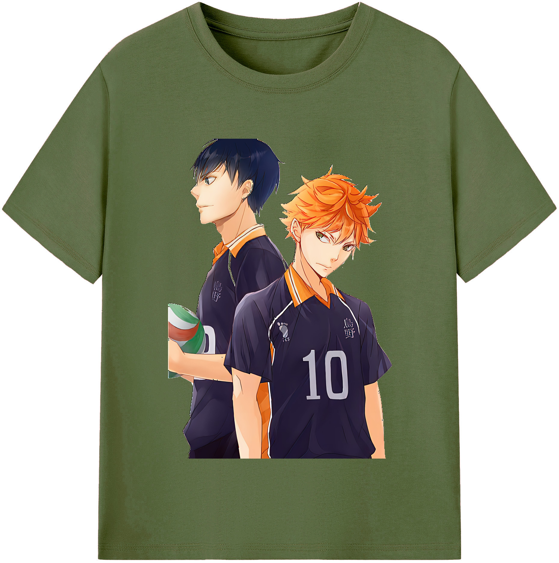 （画像用） ハイキュー!! Haikyu!! 綿100％半袖Tシャツ（フロントプリント）